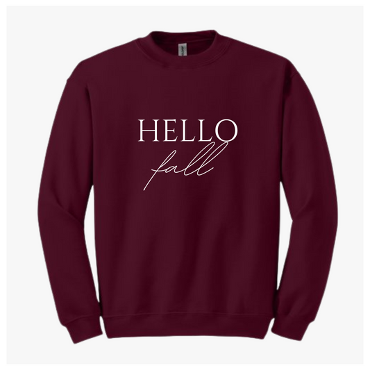 Sweatshirt- HELLO fall